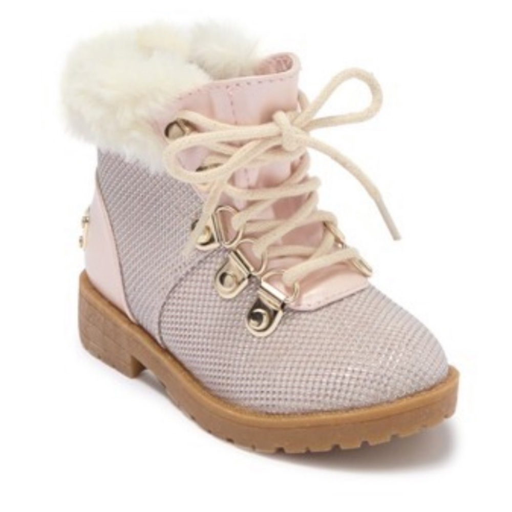 Lil Huntington Faux Fur Trimmed Bootie toddler